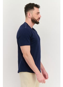 Project Essentials Men Sportwear Fit Short Sleeves Training T-Shirt, Navy  - Image 4