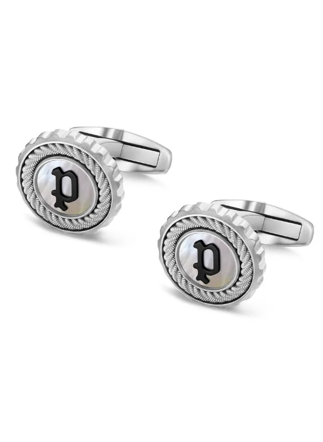 بوليس Cable Branded Cufflinks For Men Stainless Steel