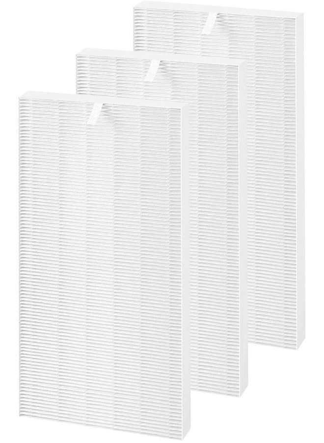 Fizerneer 114190 True HEPA Replacement Filters B Compatible with Winix 9500 U300 P300 WAC9000 WAC9500 WAC5000 WAC5000b WAC5300 WAC6300 WAC5500 Air Cleaner Purifiers, Compared to Winix Filter B 114190, 3 Pack - Image 1