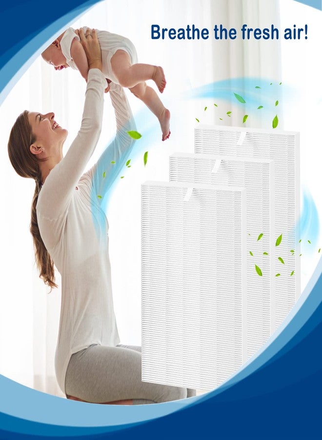 Fizerneer 114190 True HEPA Replacement Filters B Compatible with Winix 9500 U300 P300 WAC9000 WAC9500 WAC5000 WAC5000b WAC5300 WAC6300 WAC5500 Air Cleaner Purifiers, Compared to Winix Filter B 114190, 3 Pack - Image 5