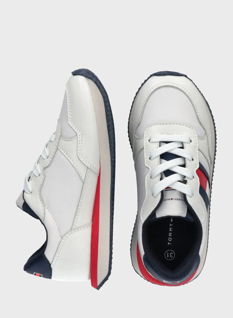 TOMMY HILFIGER Kids Low Top Lace Up Sneakers
