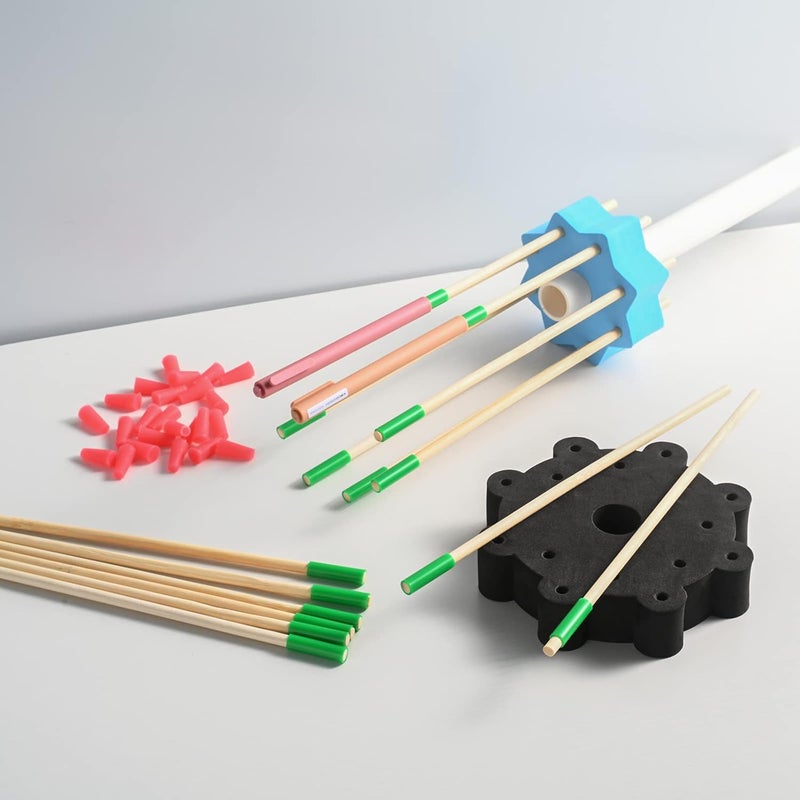 WAYMASTER Inkjoy 24 Nonstick Sleeves and 24 Silicone Rubber Plugs for Epoxy Pen Turner Attachment, Glitter Pen Project Tool Making Caps - Image 2