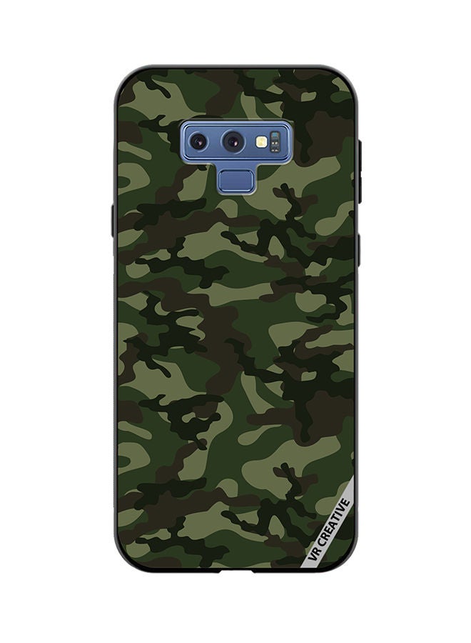 VR CREATIVE Protective Case Cover For Samsung Galaxy Note 9 Camouflage Green Design Multicolour - Image 1