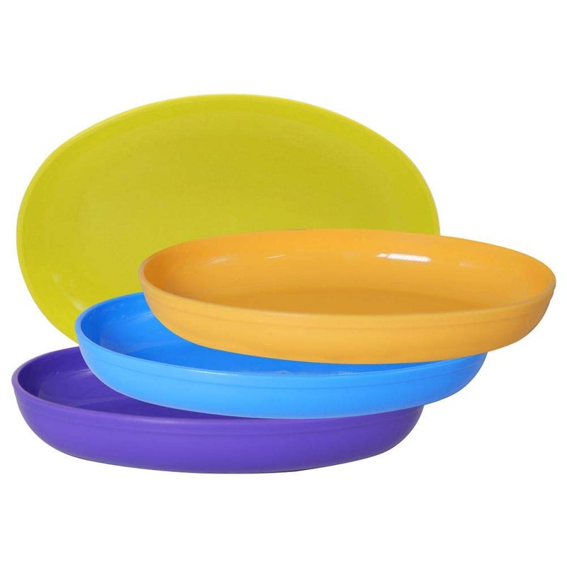 Wonder Homeware Sigma Snacker Microwave Safe Bowl Set, 4 pc 500 ml, Pink Color (Black Yellow Green Violet) - Image 1