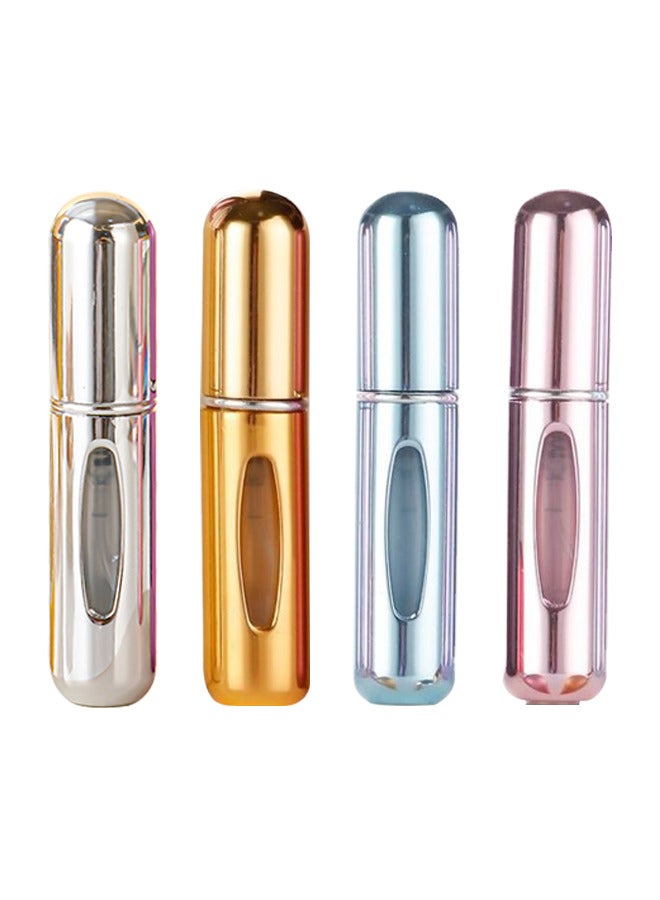 4-Piece Travel Portable Mini Perfume Bottle Multicolour - Image 1
