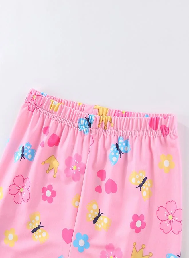babyqlo Cat Princess Girls Glow in the dark Pajama Set