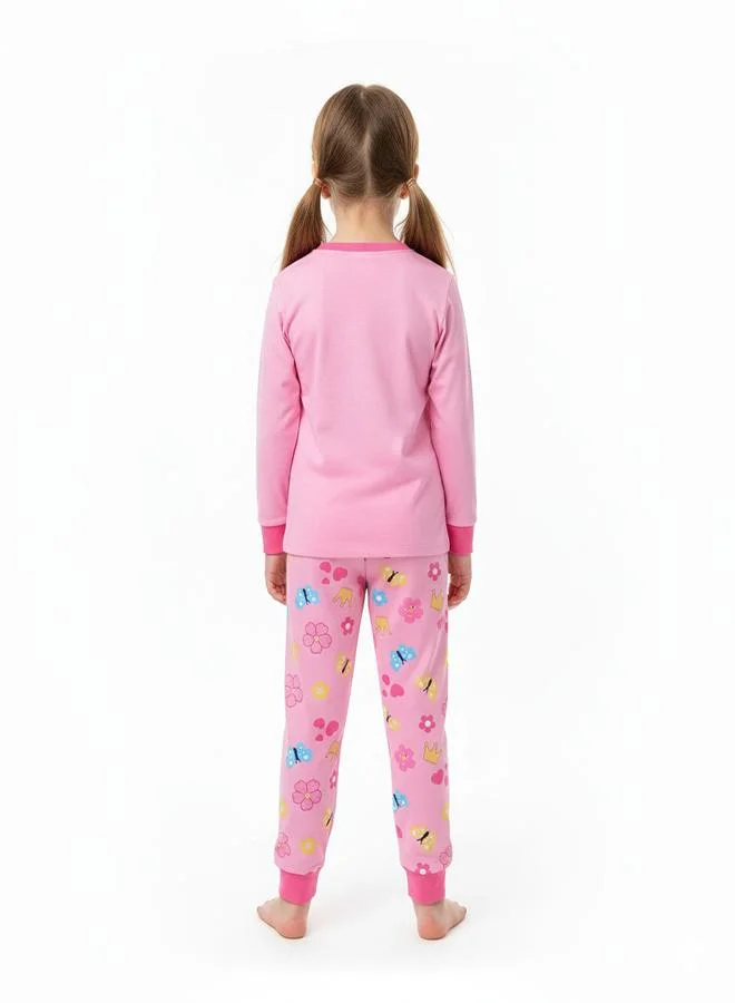 babyqlo Cat Princess Girls Glow in the dark Pajama Set
