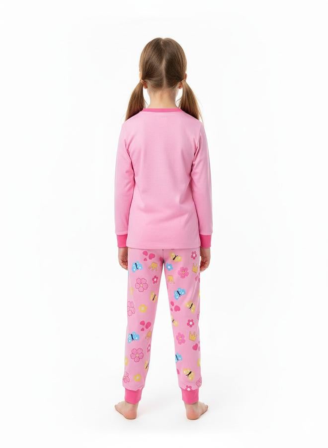 babyqlo Cat Princess Girls Glow in the dark Pajama Set - Image 3