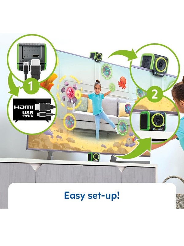 LeapFrog نظام ألعاب الفيديو النشط القائم على الحركة من ليب فروغ - أسود/أخضر - Image 3