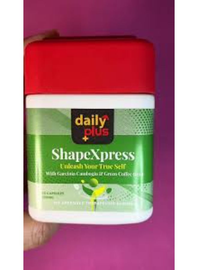 Daily Plus, ShapeXpress Unleash Your True Self 280mg x 60 Capsules