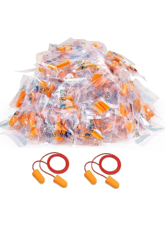 Biella - Biella Ultra Soft Foam Comfortable Multi-Purpose Corded Earplugs for Sleeping, Snoring, Travel, Concerts, Studying, Loud Noise (EAR PLUG, 25 PAIR) - Image 1