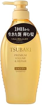 Premium Volume Repair Shampoo for Tsubaki bottle 450 ml - Image 1