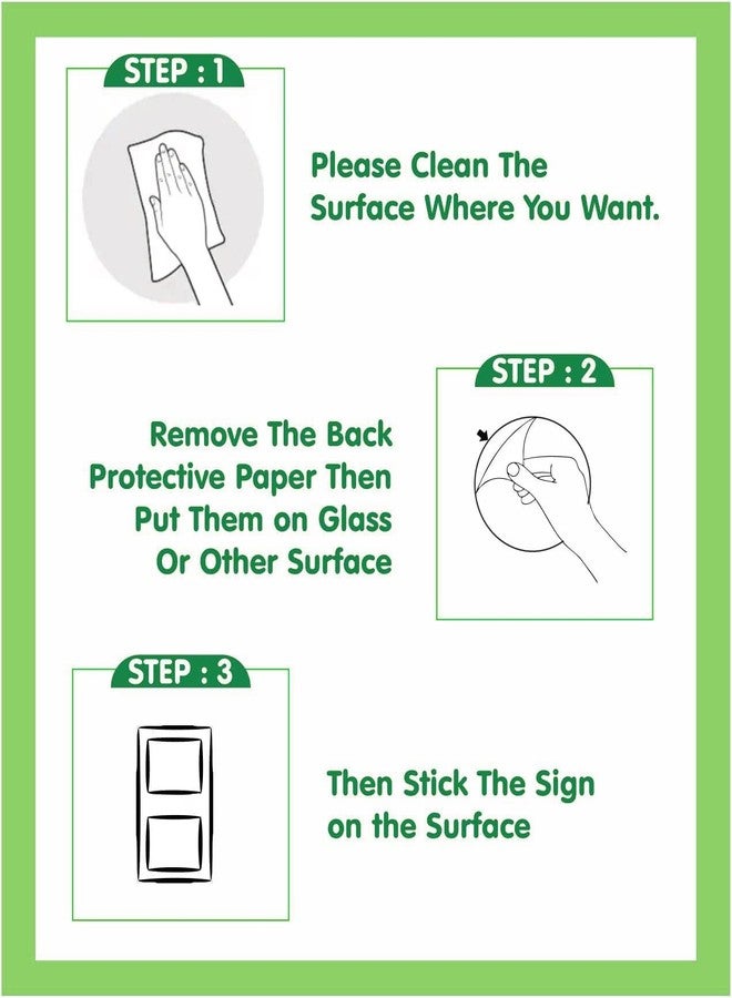 Berrybox Premium Brushed Golden DRINKING WATER Round Acrylic Sign Board Self adhesive Sign 5.9 inch for Mall Business Stores Cafe Shop corporate Hospital Hotel School Office - Image 5