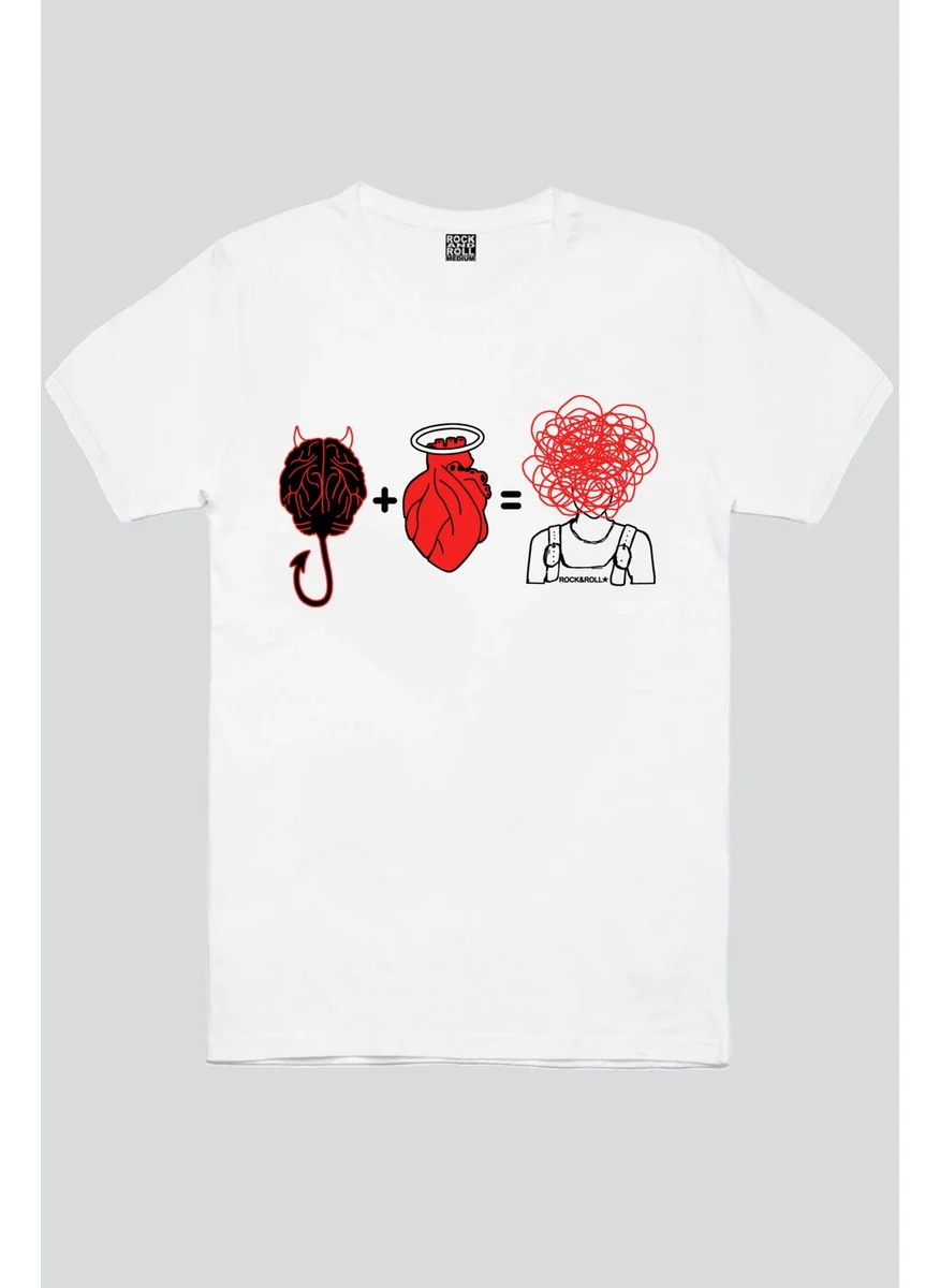 Rock&Roll Chaos White Short Sleeve Women's T-Shirt