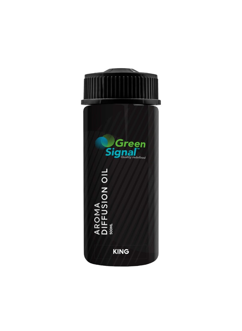 Green Signal King Fragrance Oil 500ml – Luxurious & Bold Scent for Diffusers & Humidifiers – Long-Lasting Concentrated Aroma  - Image 1