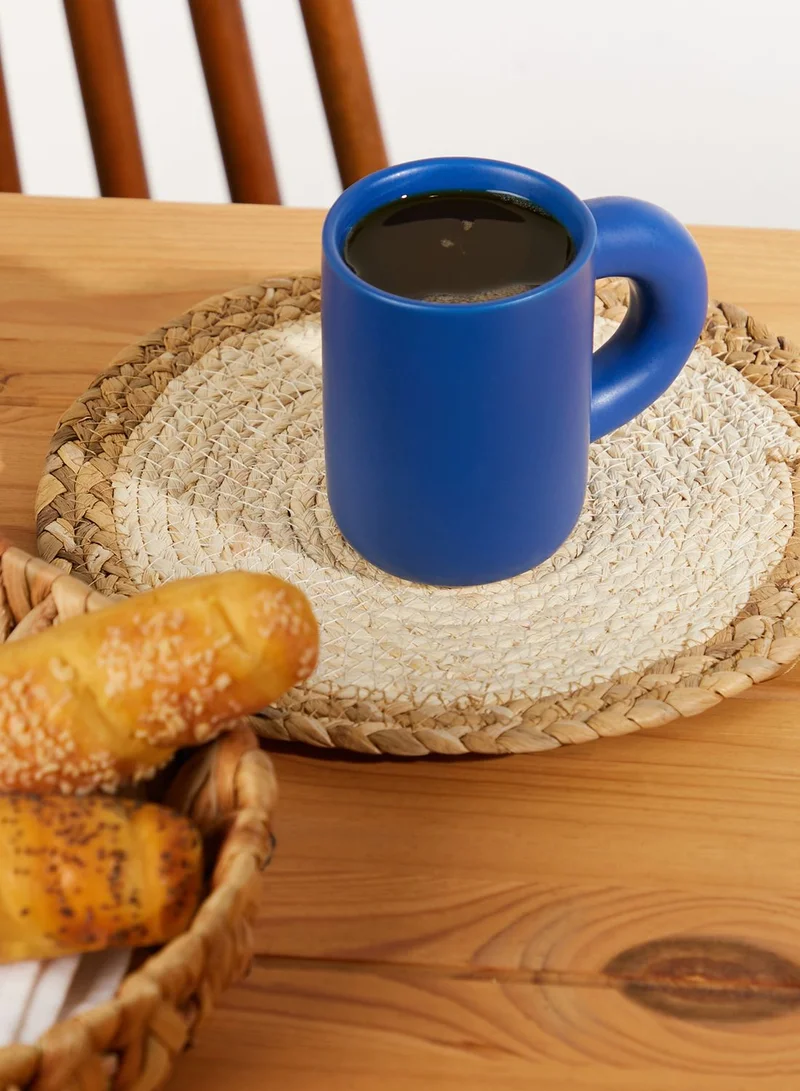 AURORA Blue Large Handle Mug