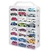 KISLANE Double Sided Storage Case for 48 Toy Cars Matchbox Cars Portable Transparent Storage Case with 48 Compartments Case Only Transparent - Image 2