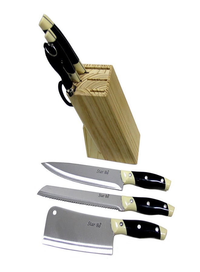 8-Piece Knife Set Silver