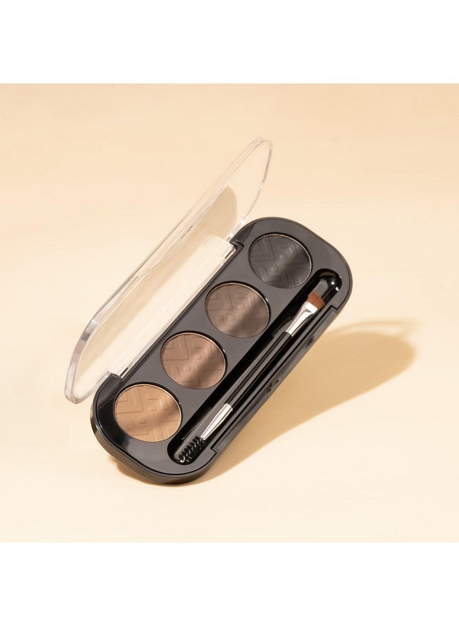 PAC Eyebrow Definer (4 Colors) | Comes With An Angled Brush & Spoolie For Sculpted & Shaping Eyebrows | With 4 Natural Pressed Powder Shades To Redefine Eyebrows | Suitable For All Skin Types - Image 3