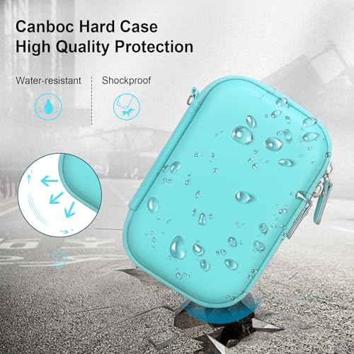Canboc Hard Case for Canon Ivy 2 Mini Photo Printer Mobile Wireless Bluetooth Instant Camera Printer, Zipper Mesh Bag fit Photo Paper Cable, Green - Image 4