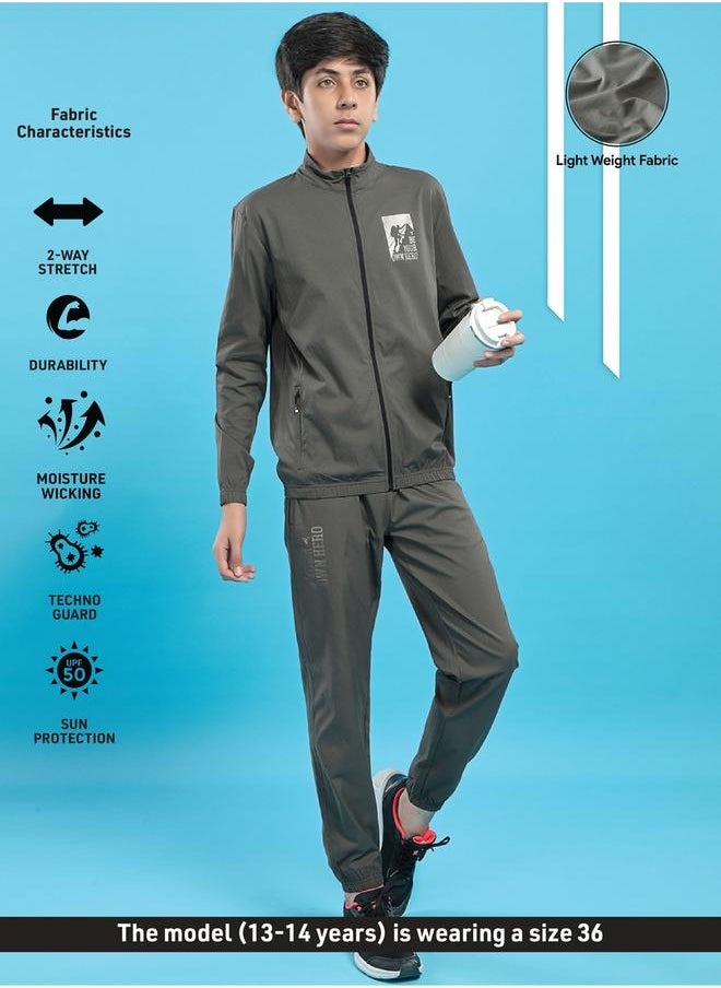 Technosport - SOLID 2-WAY STRETCH JACKET by Styli - Image 1