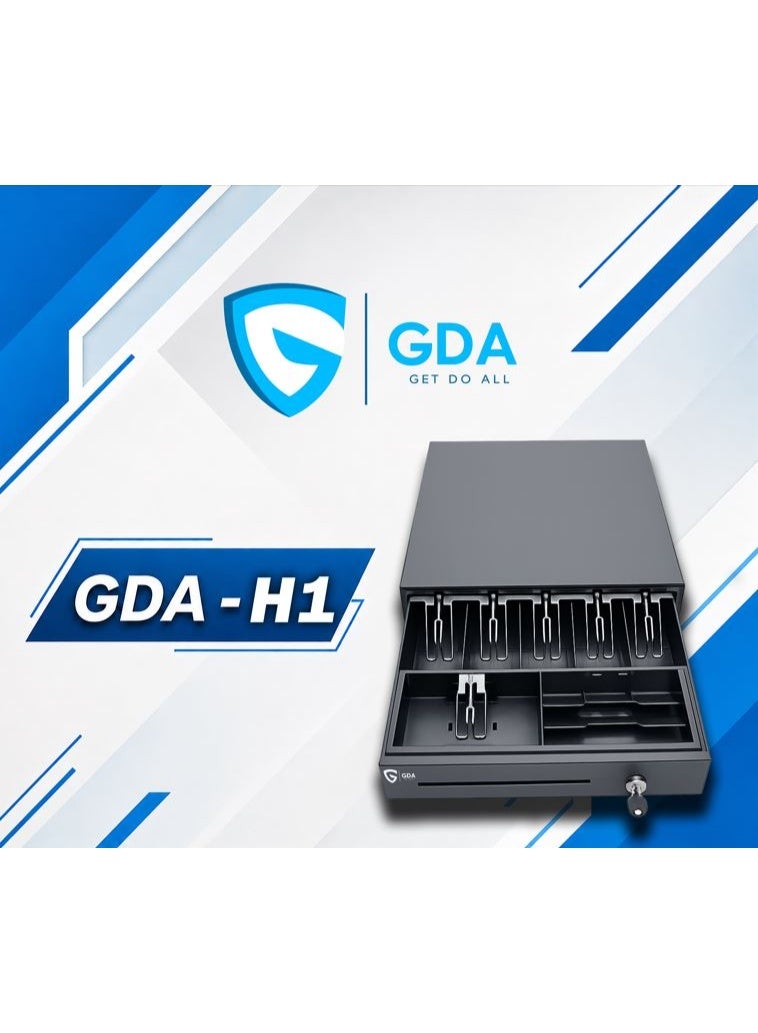 درج نقود GDA-H1 لأنظمة نقاط البيع، تصميم معدني قوي