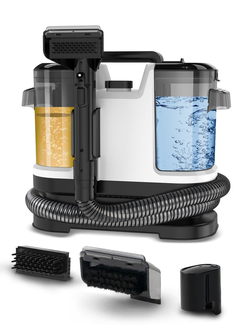DOSCHER - Portable Carpet Cleaner - Low Noise, Long Battery Life, Powerful Suction with Self-Cleaning Feature. Perfect for Cleaning Sofas, Carpets, and Hard-to-Reach Stains. Ideal for Homes, Offices, and Restaurants - Image 1