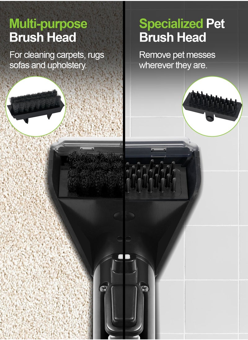 DOSCHER - Portable Carpet Cleaner - Low Noise, Long Battery Life, Powerful Suction with Self-Cleaning Feature. Perfect for Cleaning Sofas, Carpets, and Hard-to-Reach Stains. Ideal for Homes, Offices, and Restaurants - Image 1