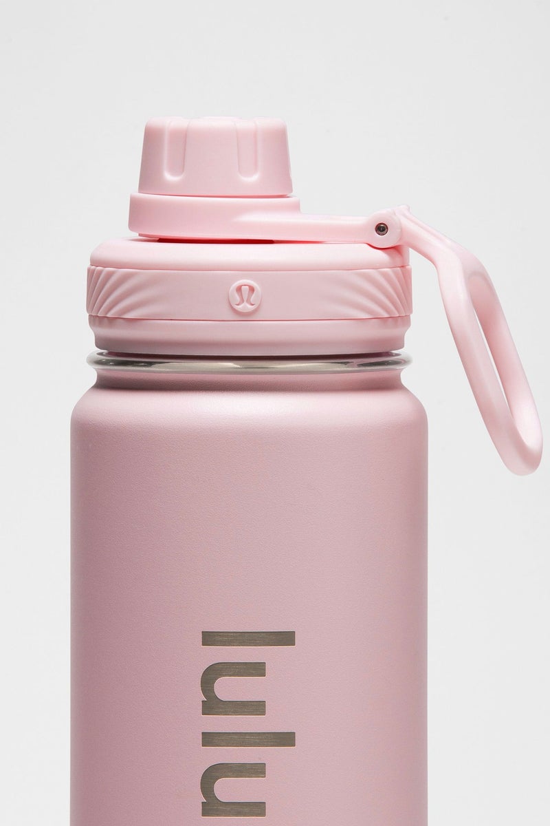 lululemonStainless steel sports vacuum insulated water bottle, suitable for holding water, iced tea, hot tea, etc., with a capacity of 710 milliliters - Image 3