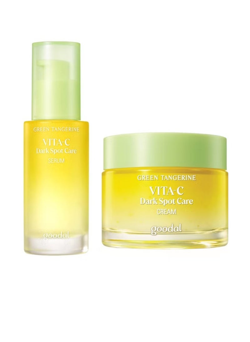 مجموعة جودال للعناية بالبقع الداكنة لتفتيح البشرة، مناسبة للبشرة الدهنية والمختلطة والحساسة