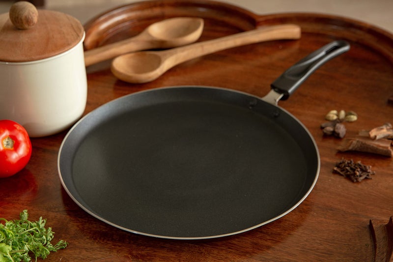 TIKMARC Cooksmart Dosa Tawa - Roti/Chapati Tawa | Induction & Gas Compatible | Cookware | Non Toxic for Multipurpose use - Image 5