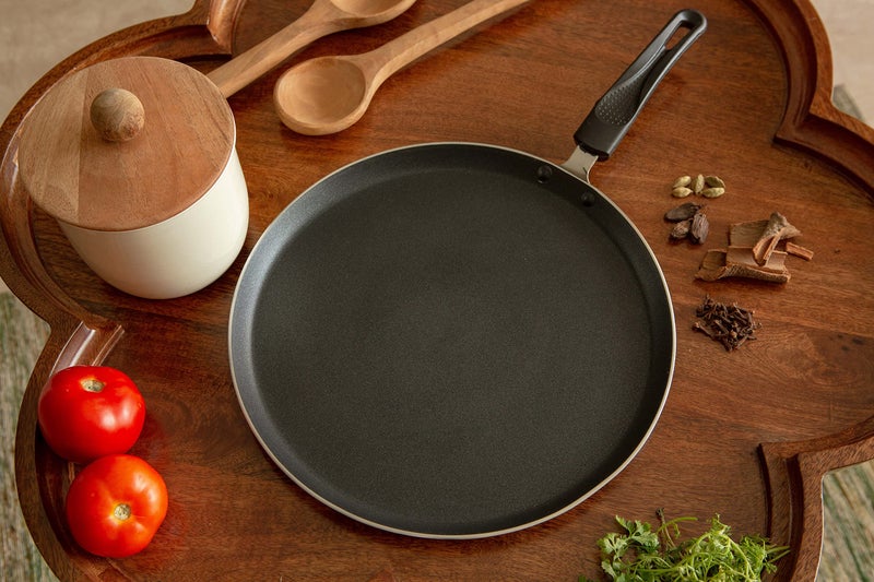 TIKMARC Cooksmart Dosa Tawa - Roti/Chapati Tawa | Induction & Gas Compatible | Cookware | Non Toxic for Multipurpose use - Image 1