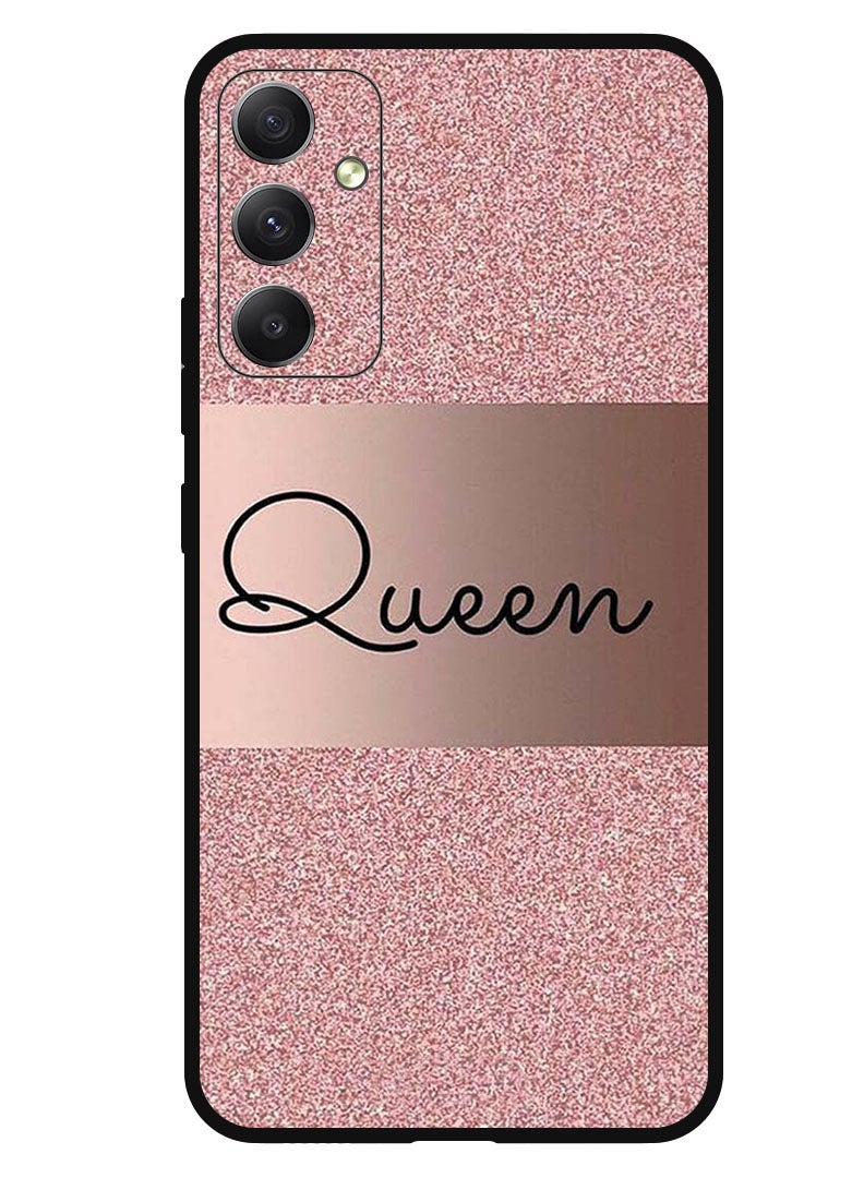 Theodor Protective Case Anti Scratch Shock Proof Bumper Cover For Samsung Galaxy F14 Queen Glitters - Image 1