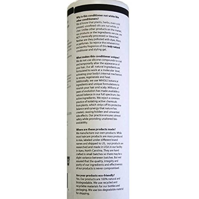 OM Botanical Ayurvedic Conditioner & Styling Gel – All-Natural Hair Treatment, Sulfate-Free, Silicone-Free, Vegan Leave-In/Rinse-Off Conditioner & Gel for Men & Women - Image 2