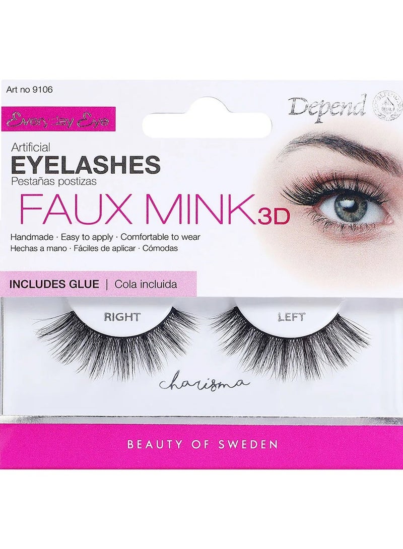 رموش صناعية من فرو المنك ثلاثية الأبعاد - Image 1