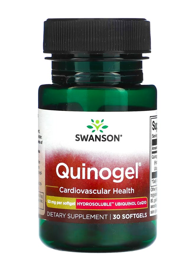 سوانسون كينوجل ، 50 ملجم ، 30 كبسولة هلامية