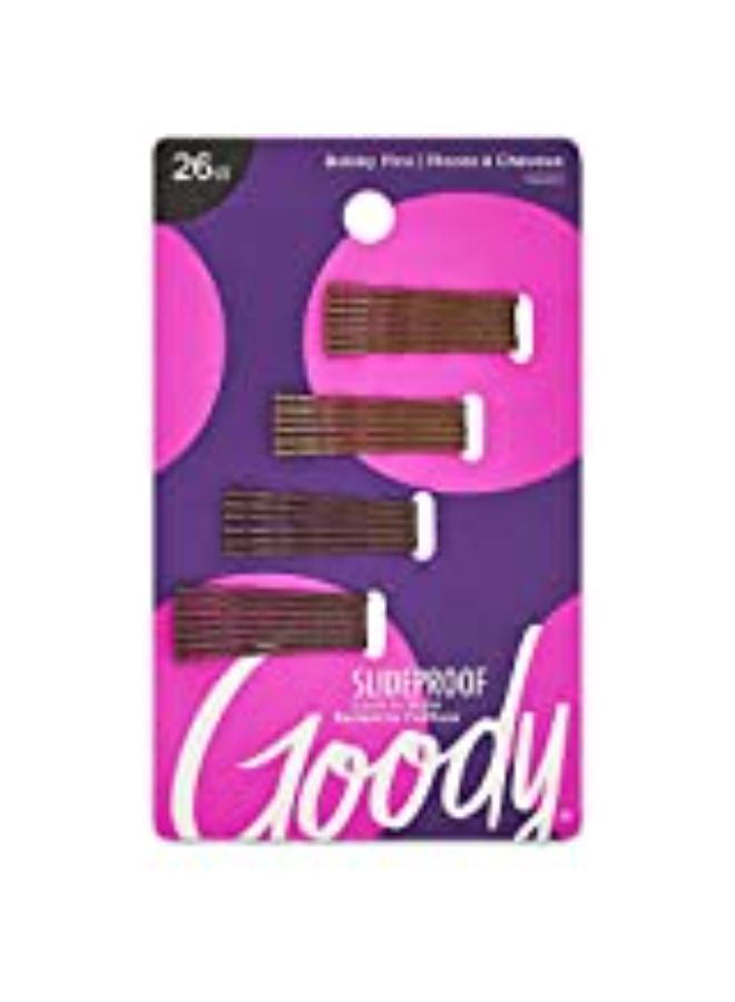 Goody Women'S Bobby Pin Metallic, Brown, Small, 26 Count - Image 3