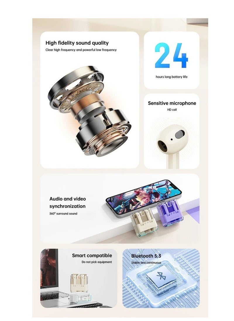 Monster - Original Monster XKT12 Earphones - Bluetooth 5.3 TWS Wireless Headset - Image 1