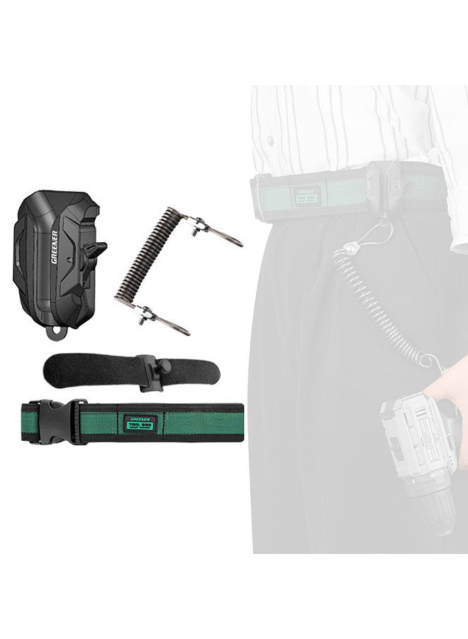 Multi-functional Tools Storage Waist Belt Plumber Carpentry Electrician Tools QuickAccess Waist Belt Tools Holster Portable AntiSlip Tools Storage Waist Belt  - Image 1
