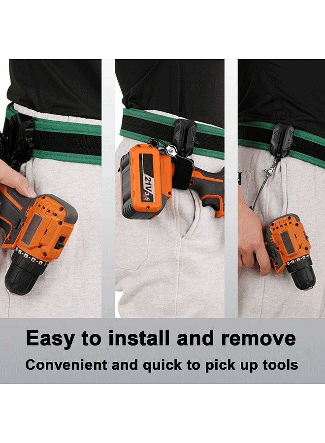 Multi-functional Tools Storage Waist Belt Plumber Carpentry Electrician Tools QuickAccess Waist Belt Tools Holster Portable AntiSlip Tools Storage Waist Belt  - Image 5
