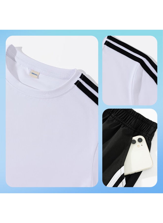 Pepco Children's Outfit 2025 Summer Style For Older Kids, Children's Sports Wear For Performance, Two-piece Set For Summer