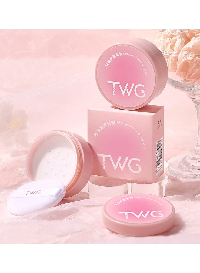 TWG Flawless Finish Oil-Control Setting Powder - Lightweight, Natural Look, Medium Coverage, Sweatproof Loose Powder for All Skin Types, with Soft Mist Dispenser, Medium Coverage Powder|Modern Makeup|Lightweight Powder - Image 3