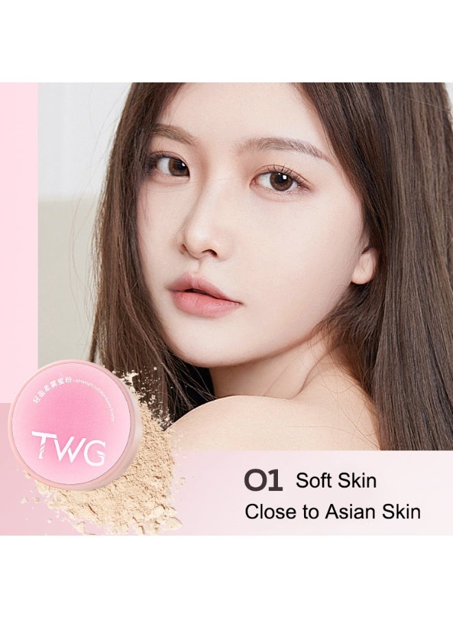 TWG Flawless Finish Oil-Control Setting Powder - Lightweight, Natural Look, Medium Coverage, Sweatproof Loose Powder for All Skin Types, with Soft Mist Dispenser, Medium Coverage Powder|Modern Makeup|Lightweight Powder - Image 2