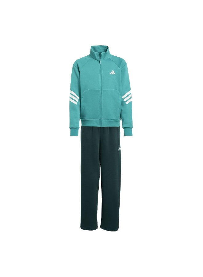Adidas J Fi 3S Ts Green Training Suits For Junior 7-8Y - Image 1