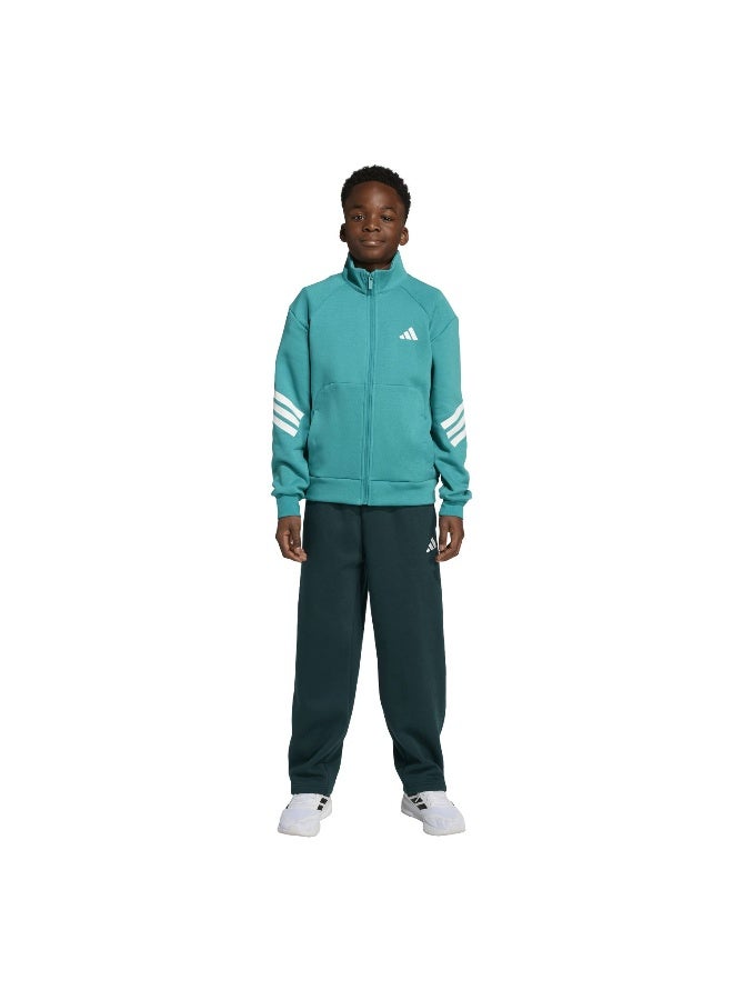 Adidas J Fi 3S Ts Green Training Suits For Junior 7-8Y - Image 5