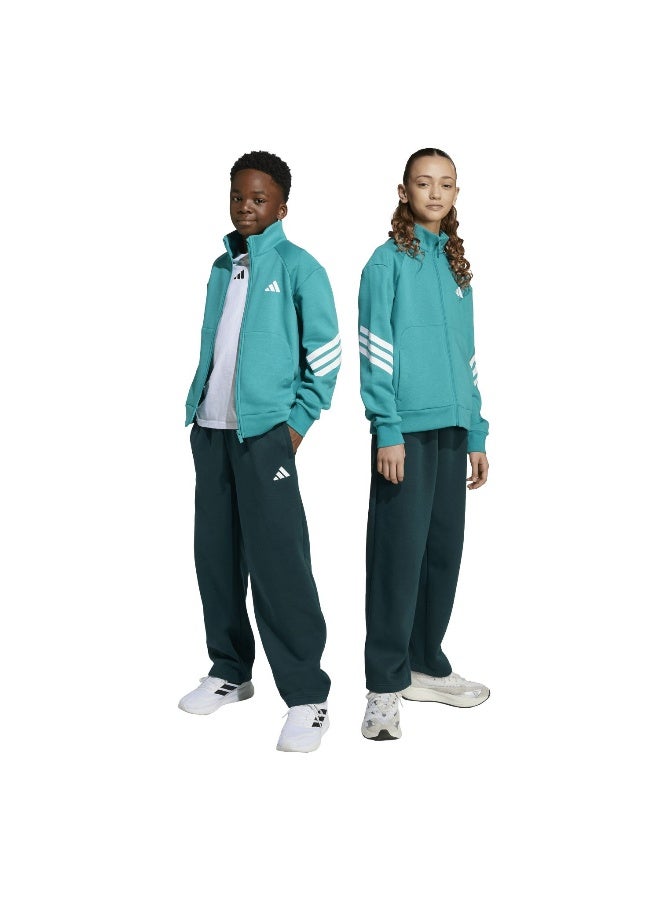 Adidas J Fi 3S Ts Green Training Suits For Junior 7-8Y - Image 4