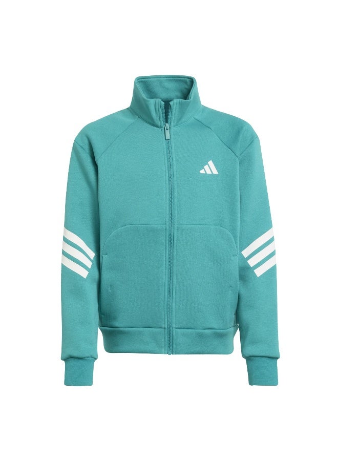 Adidas J Fi 3S Ts Green Training Suits For Junior 7-8Y - Image 2
