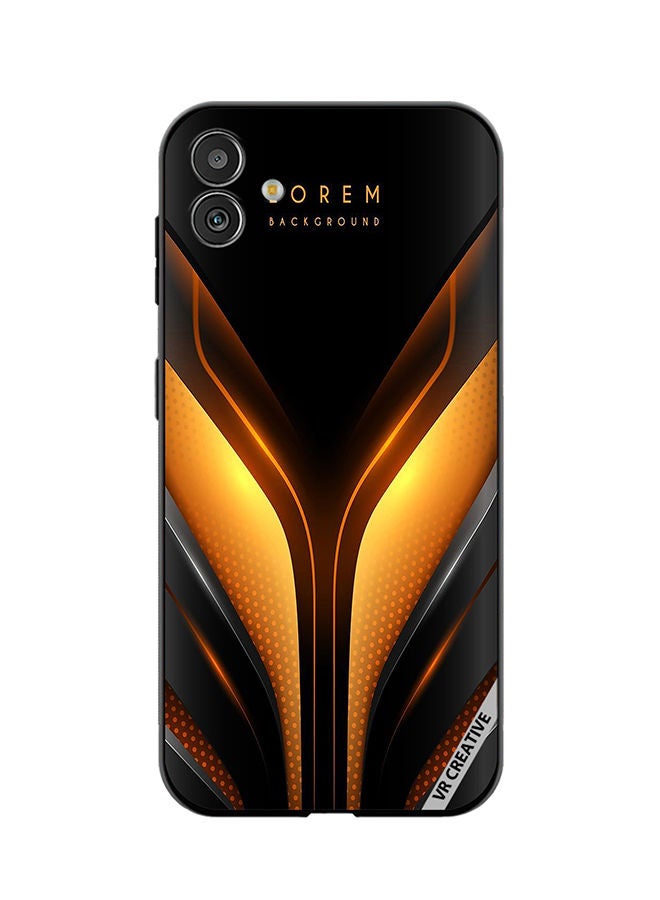 VR CREATIVE Protective Case Cover For Samsung Galaxy F14 Lorem Background Design Multicolour - Image 1