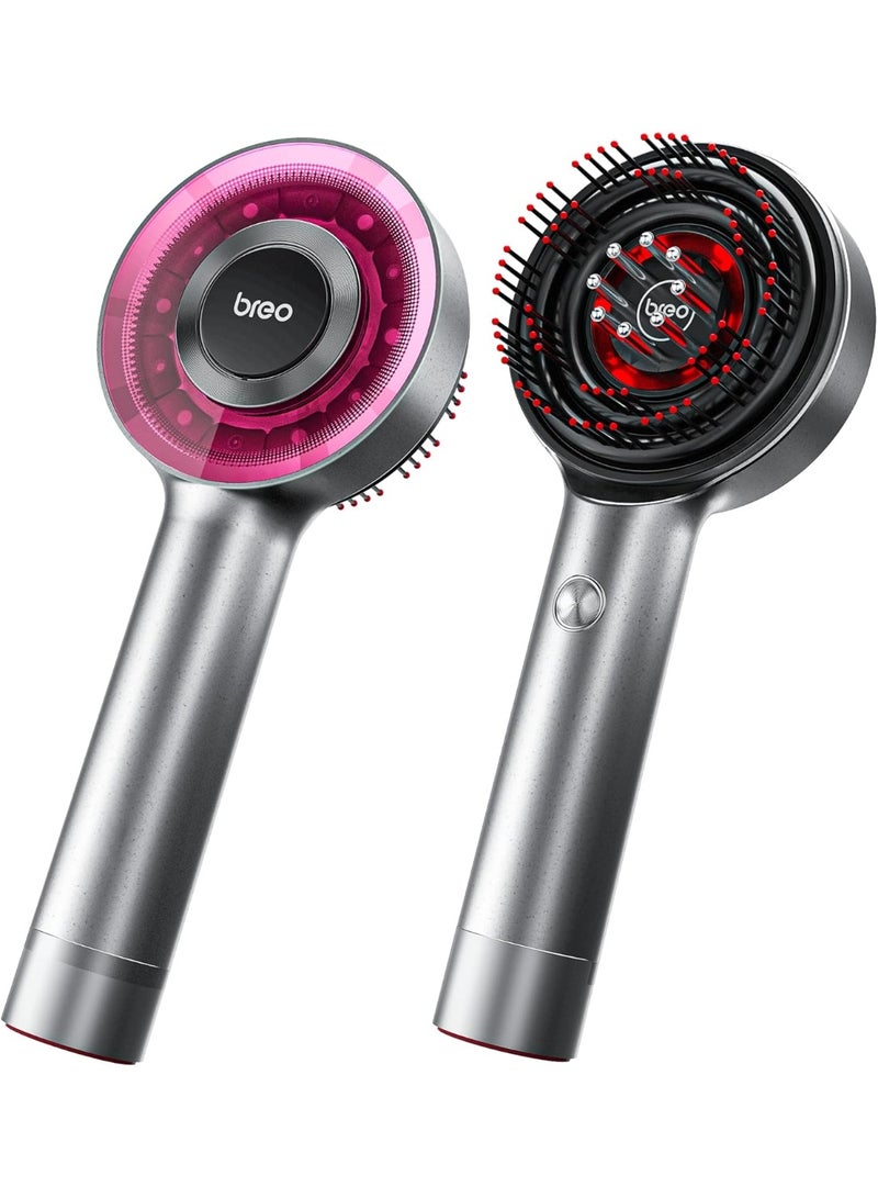 Breo Scalp3 Scalp Massaging Brush, Shiatsu Hair Scalp Massager with IPX7 Waterproof, Cordless & Portable, Electric for Scalp & Hair, Head, Home Relaxation - Image 1