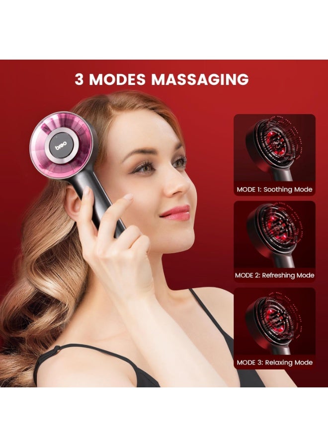 Breo Scalp3 Scalp Massaging Brush, Shiatsu Hair Scalp Massager with IPX7 Waterproof, Cordless & Portable, Electric for Scalp & Hair, Head, Home Relaxation - Image 3